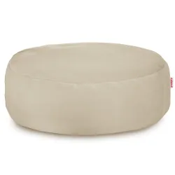 Round Footstool Pouffe - Soft Velvet