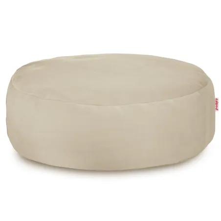 Velvet footstool with plush texture, ideal for adding comfort to your home