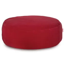 Round Footstool Pouffe - Soft Velvet