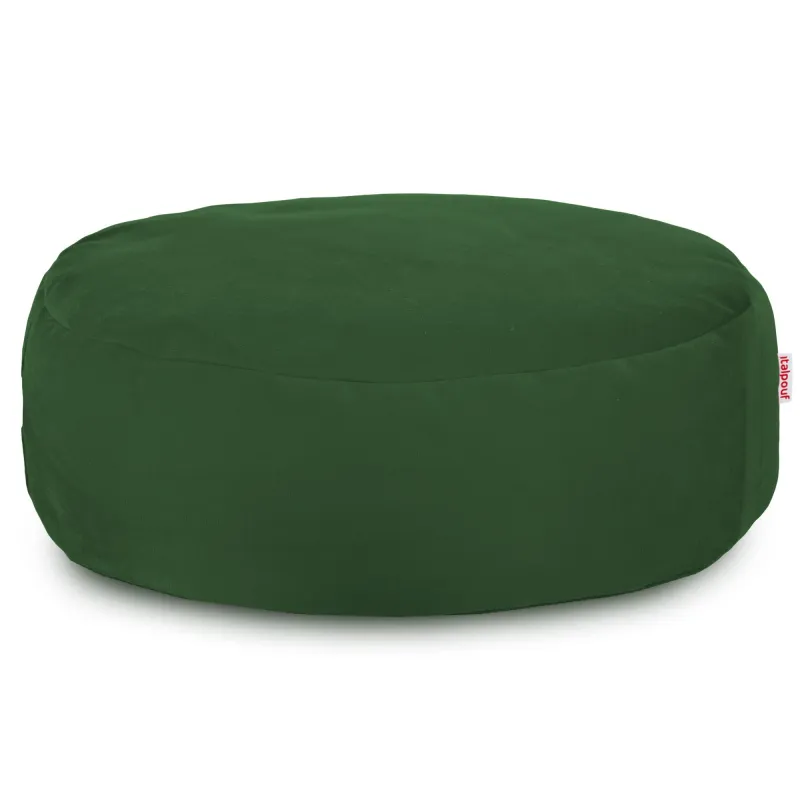 Round Footstool Pouffe - Soft Velvet
