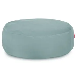 Round Footstool Pouffe - Soft Velvet