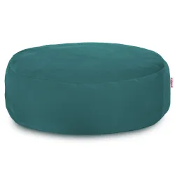 Round Footstool Pouffe - Soft Velvet