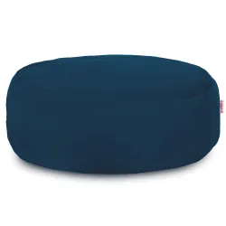 Round Footstool Pouffe - Soft Velvet