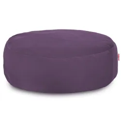 Round Footstool Pouffe - Soft Velvet
