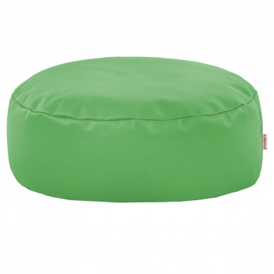 Green footstool pu leather