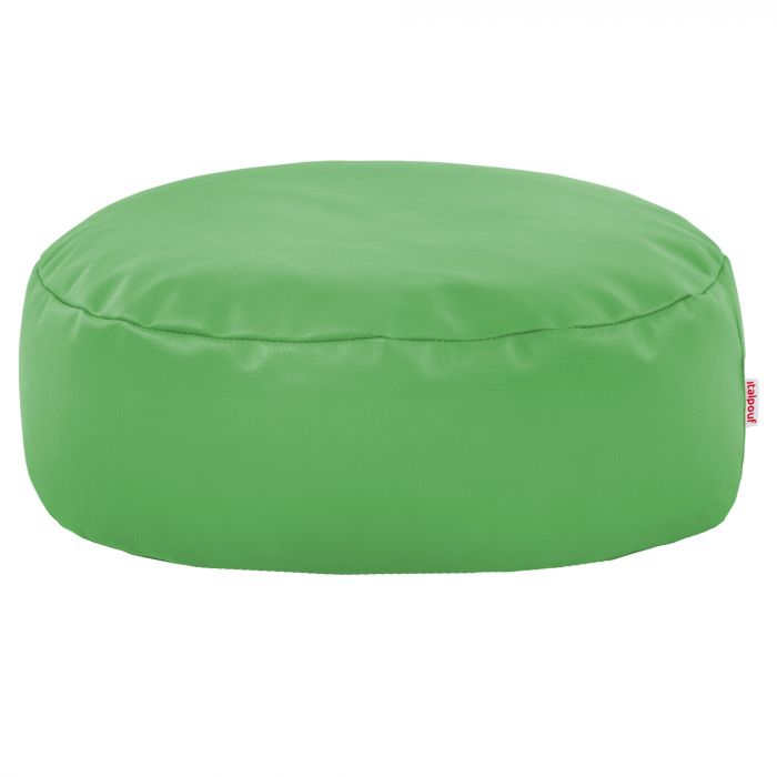 Green footstool pu leather