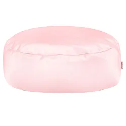 Round Footstool Pouffe - Faux Leather