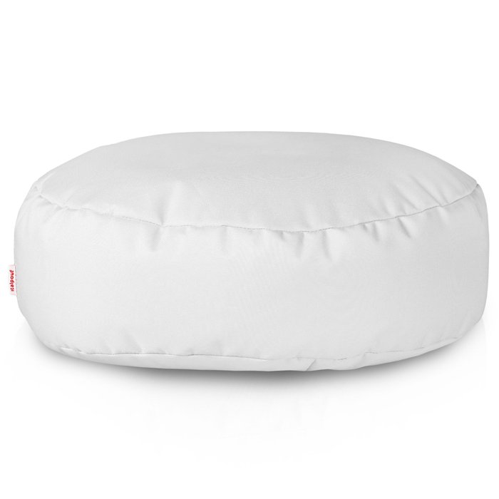 White footstool outdoor