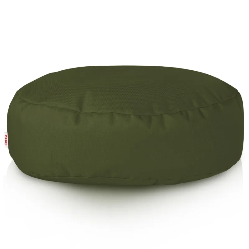 Round Footstool Pouffe - Outdoor Pro Waterproof