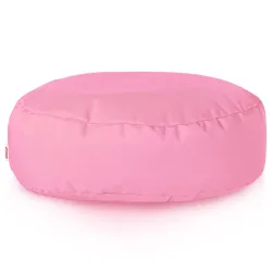 Round Footstool Pouffe - Outdoor Pro Waterproof