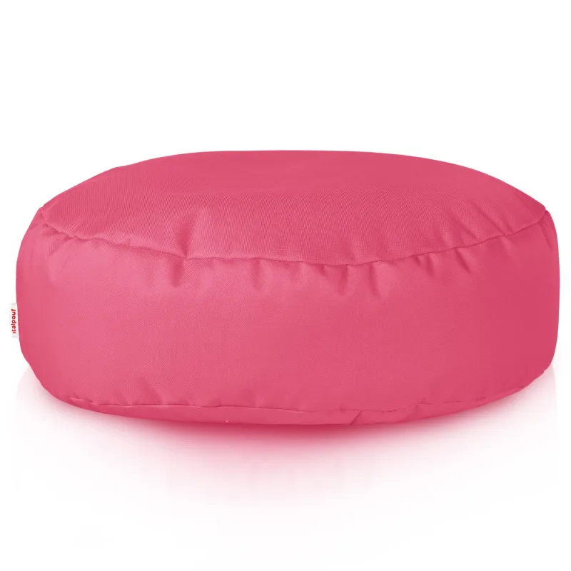 Round Footstool Pouffe - Outdoor Pro Waterproof