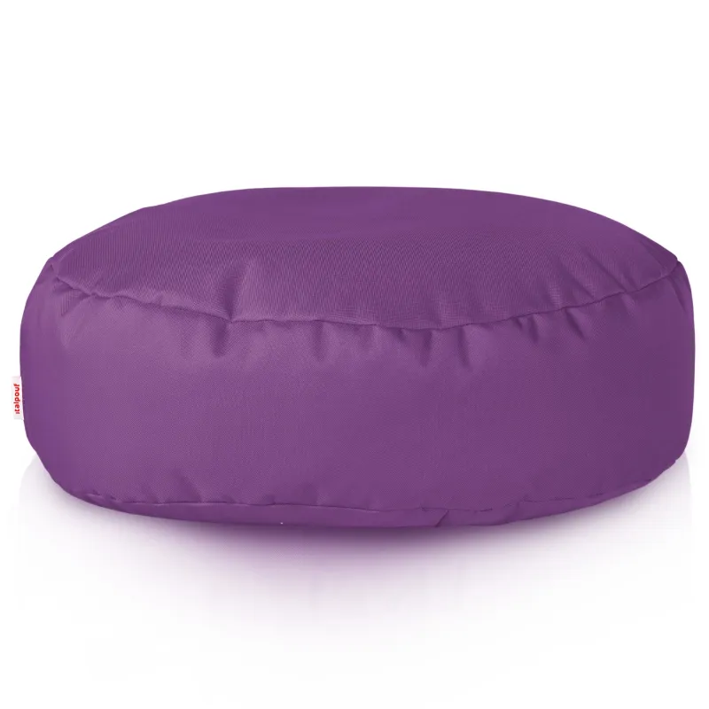 Round Footstool Pouffe - Outdoor Pro Waterproof