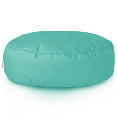 Turquoise footstool outdoor