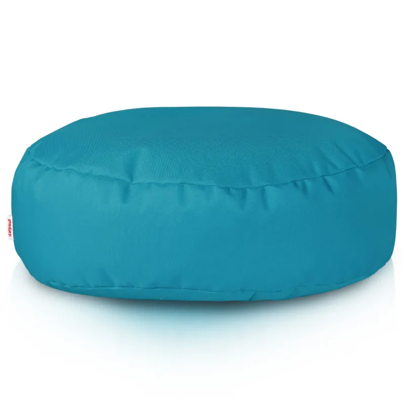 Round Footstool Pouffe - Outdoor Pro Waterproof