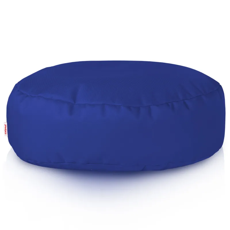 Round Footstool Pouffe - Outdoor Pro Waterproof