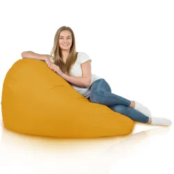 Yellow bean bag XXL outdoor