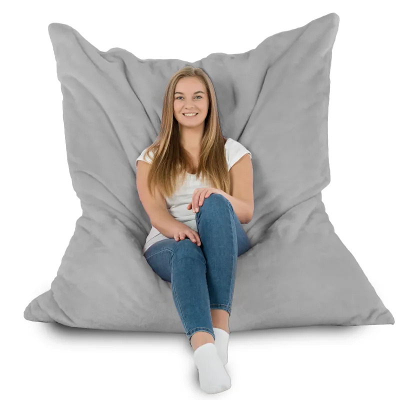 Giant Floor Cushion XXL - Yeti Faux Fur – view 3