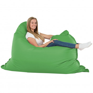 Green bean bag giant pillow XXL pu leather