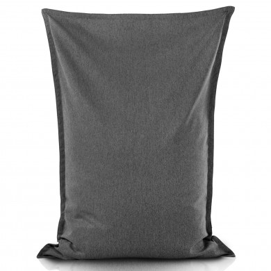 Black melange bean bag giant pillow balance