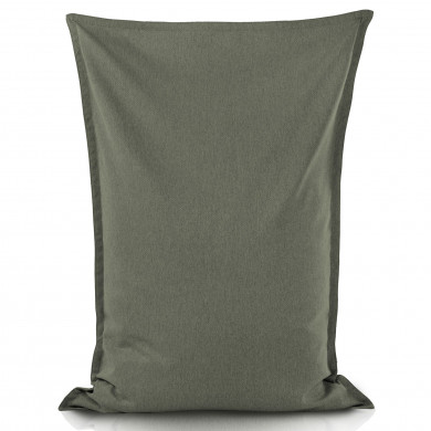 Green melange bean bag giant pillow balance
