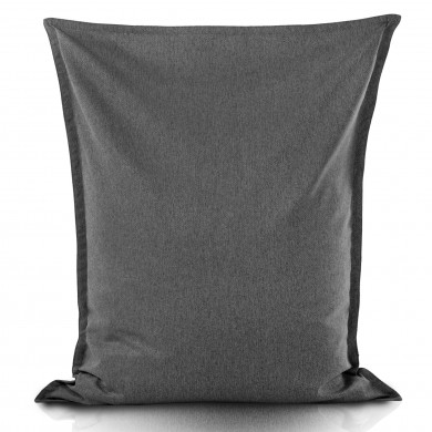 Black melange bean bag giant pillow XXL balance