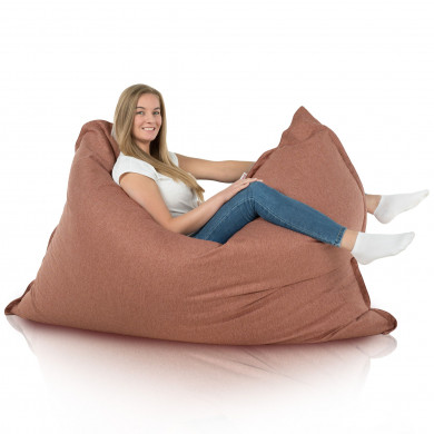 Copper melange bean bag giant pillow XXL balance