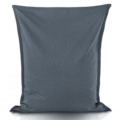 Navy blue melange bean bag giant pillow XXL balance