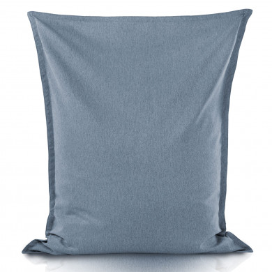 Blue melange bean bag giant pillow XXL balance