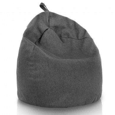 Black melange large bean bag balance