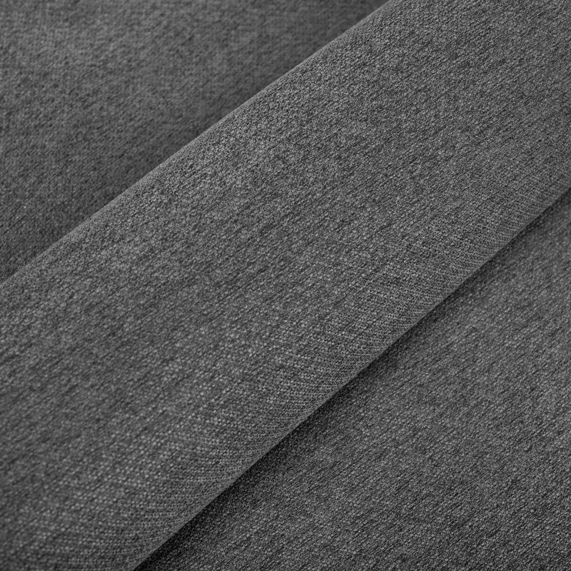 Stylish black melange seat cushion for modern interiors