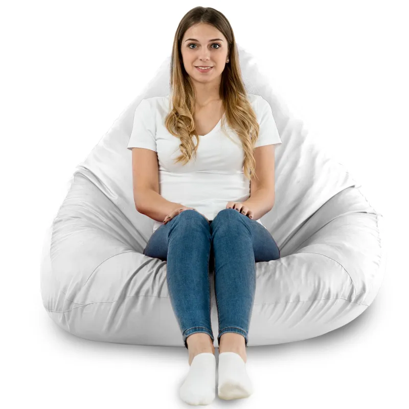 Outdoor bean bag chair for relaxing on patios and gardens