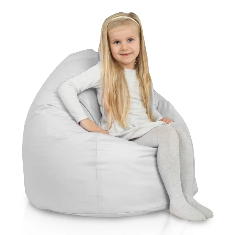 White bean bag children outdoor
