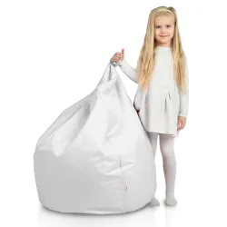 White bean bag children outdoor
