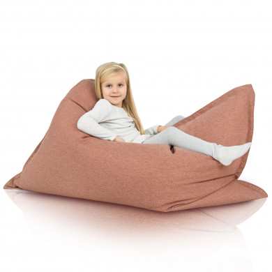 Copper melange bean bag pillow children balance