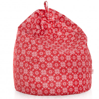 Snowballs red bean bag