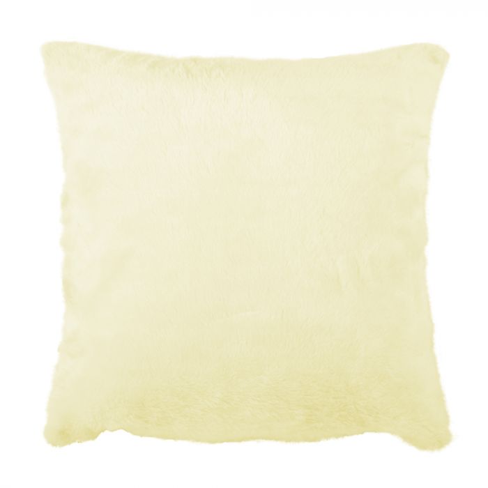 White Yeti pillow square 