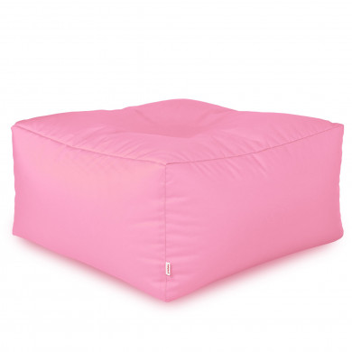 Light pink pouffe table outdoor