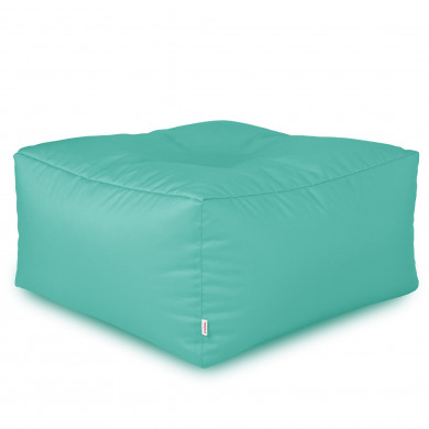 Turquoise pouffe table outdoor