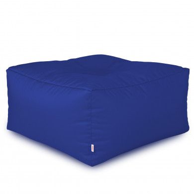 Dark blue pouffe table outdoor