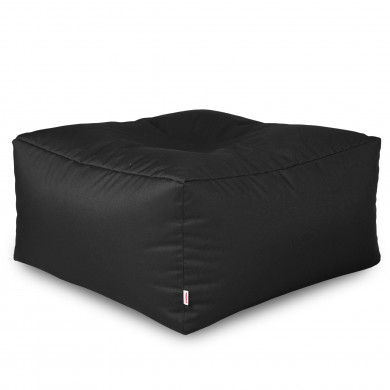 Black pouffe table outdoor