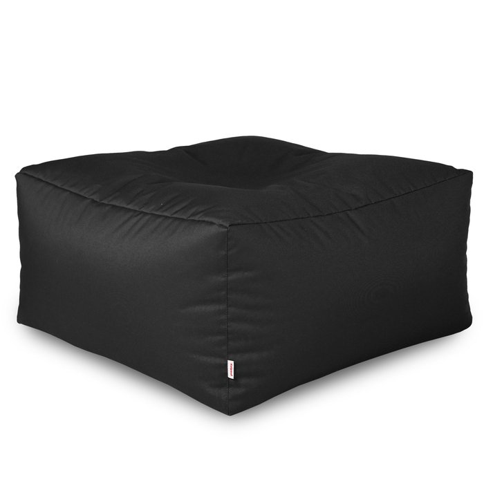 Black pouffe table outdoor