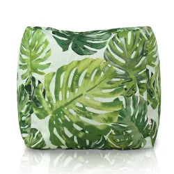 Square Cube Ottoman - Premium Printed Fabric – view 2