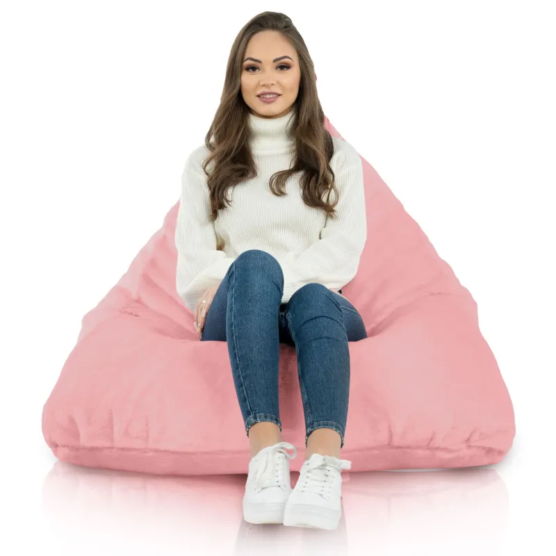 Bermuda XL Floor Seat Bean bag - Yeti Faux Fur – view 9
