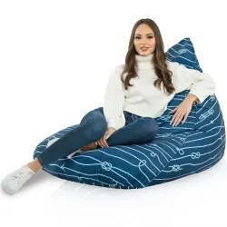 Bermuda XL Floor Seat Bean bag - Premium Printed Fabric – view 55