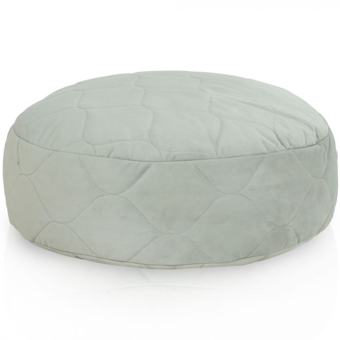 Quilted glamour footstool 