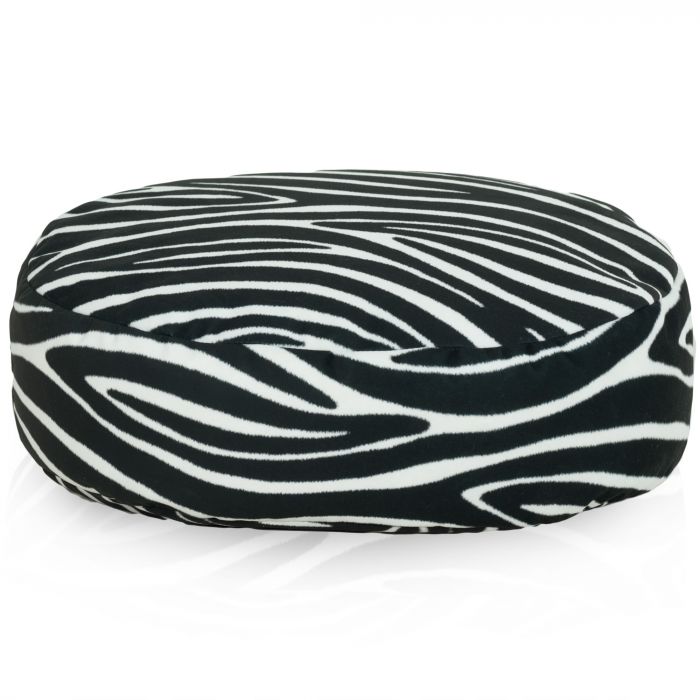 Zebra footstool 