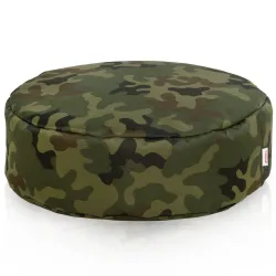Round Footstool Pouffe - Outdoor Pro Waterproof