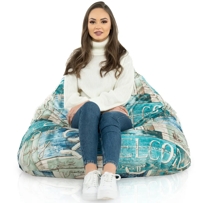 Bermuda XL Floor Seat Bean bag - Premium Printed Fabric – view 70