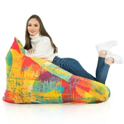 Bermuda XL Floor Seat Bean bag - Premium Printed Fabric – view 85
