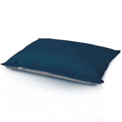 Navy blue dog cushions velvet